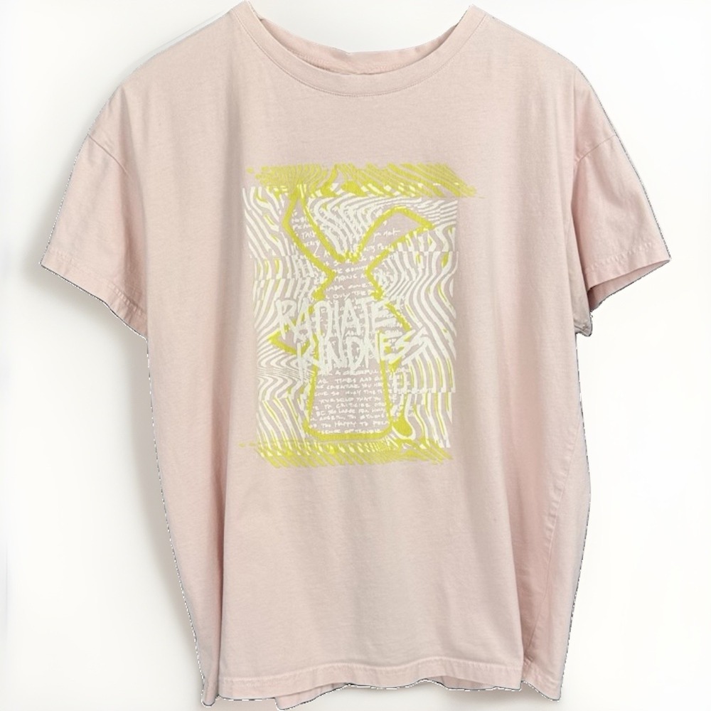 Dutch Bros Coffee Pink Radiate Kindness Short Sleeved T-Shirt Womens XL Employee
